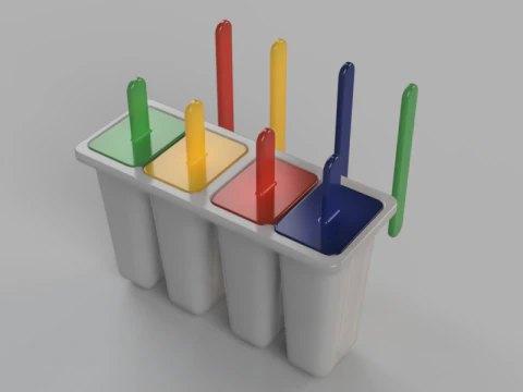 Popsicle Mold 3D Model