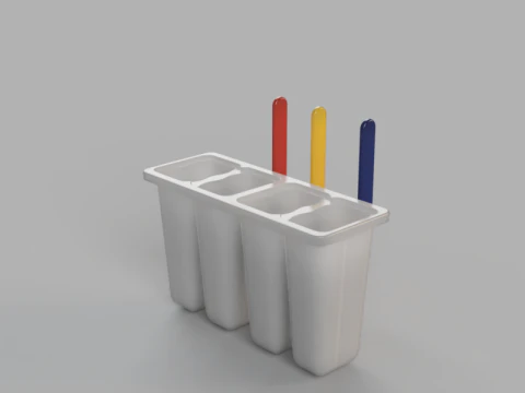 Popsicle Mold 3D Model