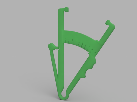 Body Fat Caliper 3Dモデル