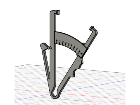 Body Fat Caliper 3Dモデル