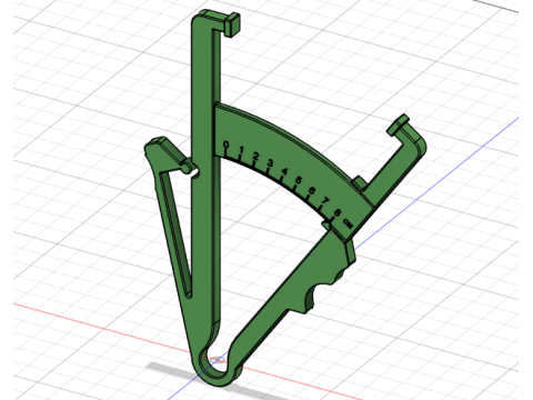 Body Fat Caliper 3Dモデル