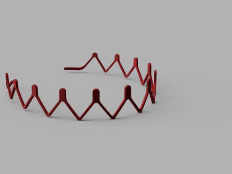Zigzag Headband Modello 3D