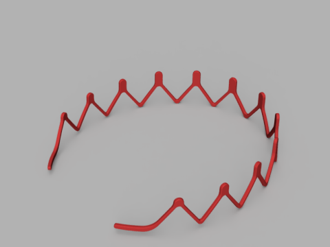 Zigzag Headband 3D Model