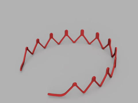 Zigzag Headband 3D Model