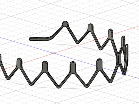 Zigzag Headband 3D Model