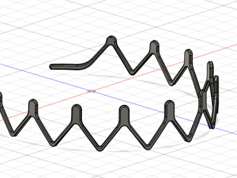 Zigzag Headband 3D Model