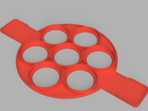 Silicone Pancake Mold 3D Модель