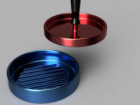 Burger Press 3Dモデル