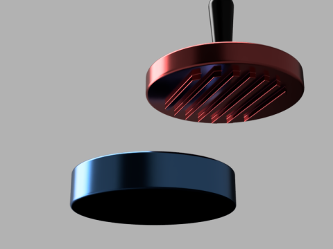 Burger Press 3Dモデル