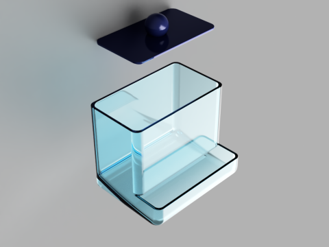 Cotton Swab Holder 3D Модель