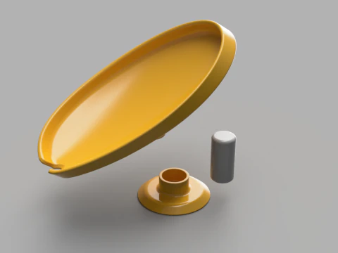 Soap Holder with Draining Feature 3D Model