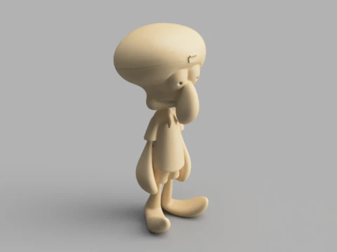 イカワード スポンジボブ ボックス 3Dモデル