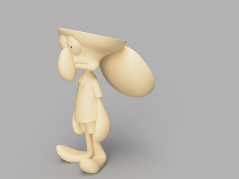 Squidward SpongeBob Box 3D Model