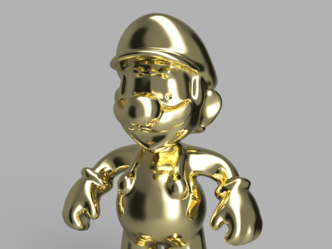 Mario Piggy Bank Model 3D