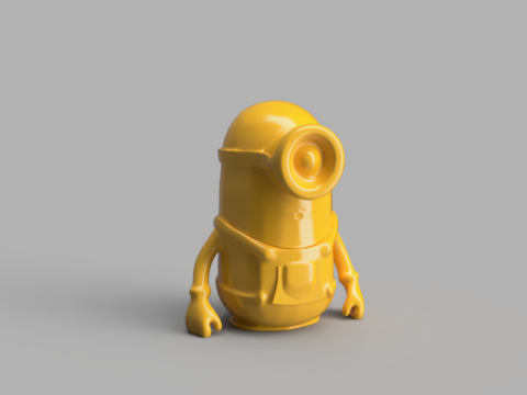 Minion Pen Holder 3D Model