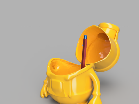 Minion Pen Holder 3D 模型