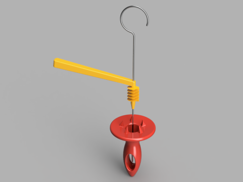 Potato Spiral Cutter 3D Model