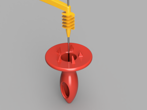 Potato Spiral Cutter 3D Model