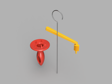 Potato Spiral Cutter 3D Model