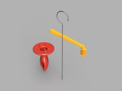Potato Spiral Cutter 3D Model