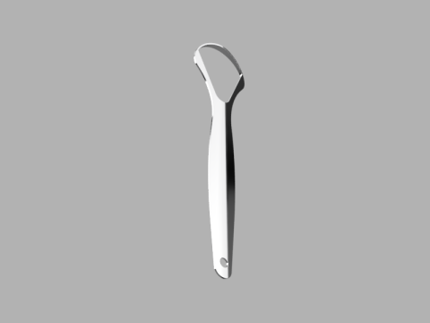 Tongue Scraper 3D Model
