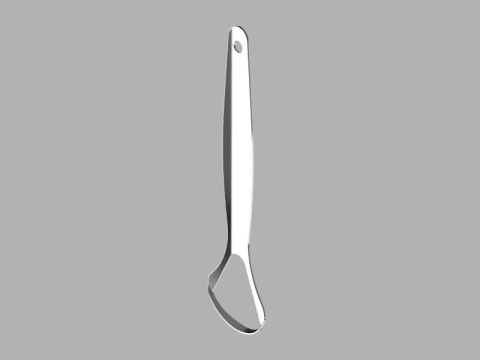 Tongue Scraper 3D Model