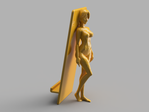 Woman-Shaped Phone Stand 3D Модель