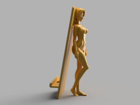 Woman-Shaped Phone Stand 3D Модель