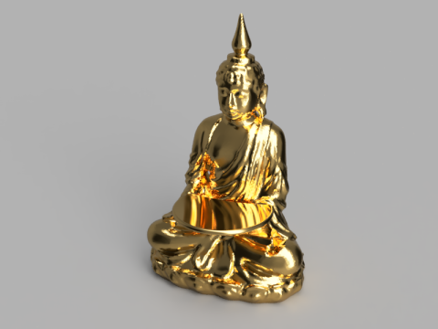 Buddha Candle Holder 3D मॉडल