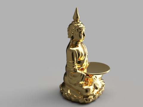 Buddha Candle Holder 3D मॉडल