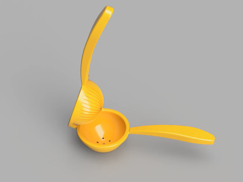 Manual Lemon Squeezer 3D Model .c4d .max .obj .3ds .fbx .stl .blend 