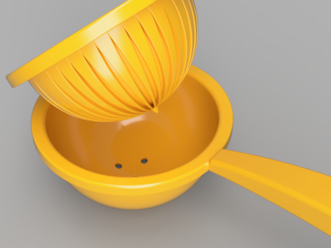 Manual Lemon Squeezer Model 3D