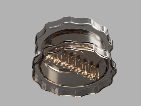 Garlic Grinder 3D Model
