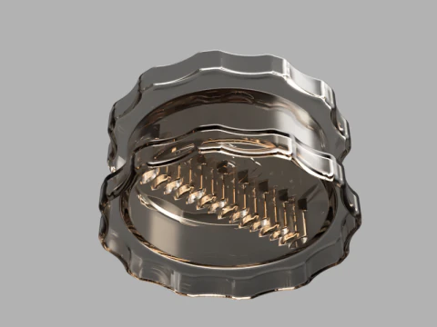 Garlic Grinder 3D Model
