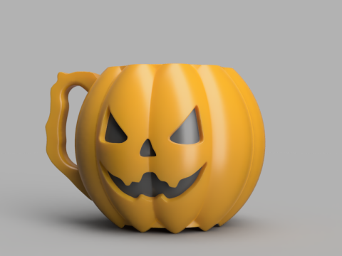 Halloween Mug 3D Model