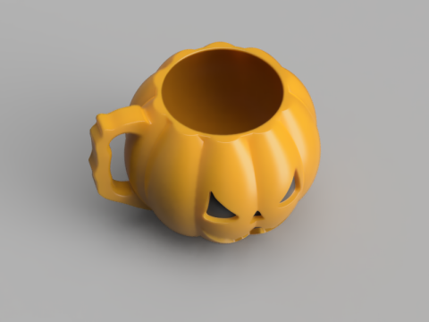 Halloween Mug 3D मॉडल