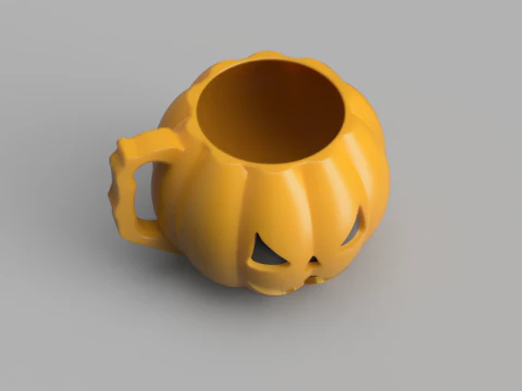 Halloween Mug 3D Model