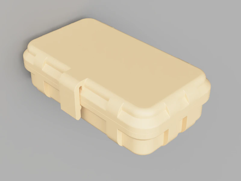 Compact Storage Case 3D Model .c4d .max .obj .3ds .fbx .stl .blend 