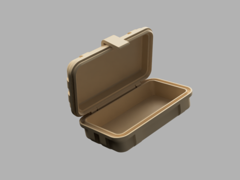 Compact Storage Case Model 3D