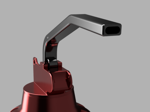 Grenade-shaped Bottle Modelo 3D