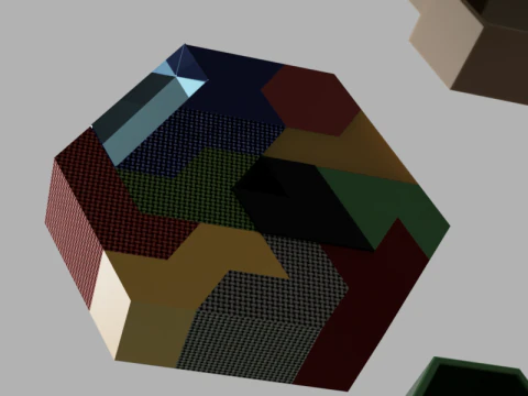 Animal Puzzle Set 3D Model