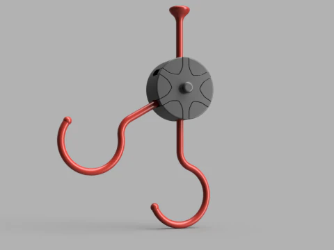 Модульна нескінченна система вішалок 3D Модель