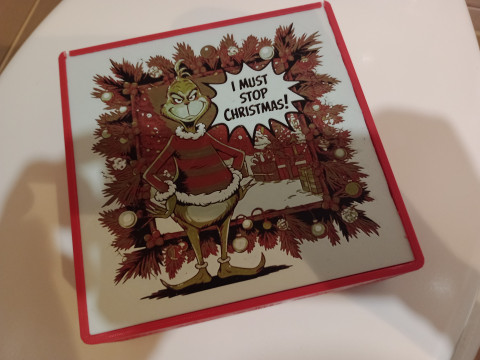 Grinch Christmas Gift Box 3D Model