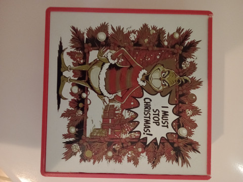 Grinch Christmas Gift Box Modelo 3D