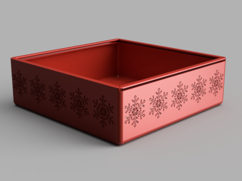 Grinch Christmas Gift Box Modelo 3D