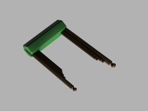 Allen Wrench Handle and Organizer 3D 모델