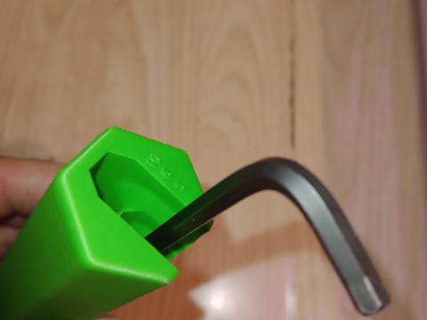 Allen Wrench Handle and Organizer 3D 모델