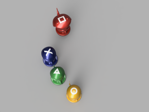 Soldier Game Piece Set 3D Модель