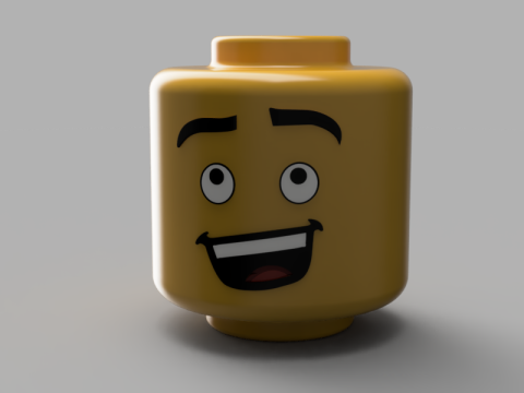 Character Head Storage Container 3D मॉडल