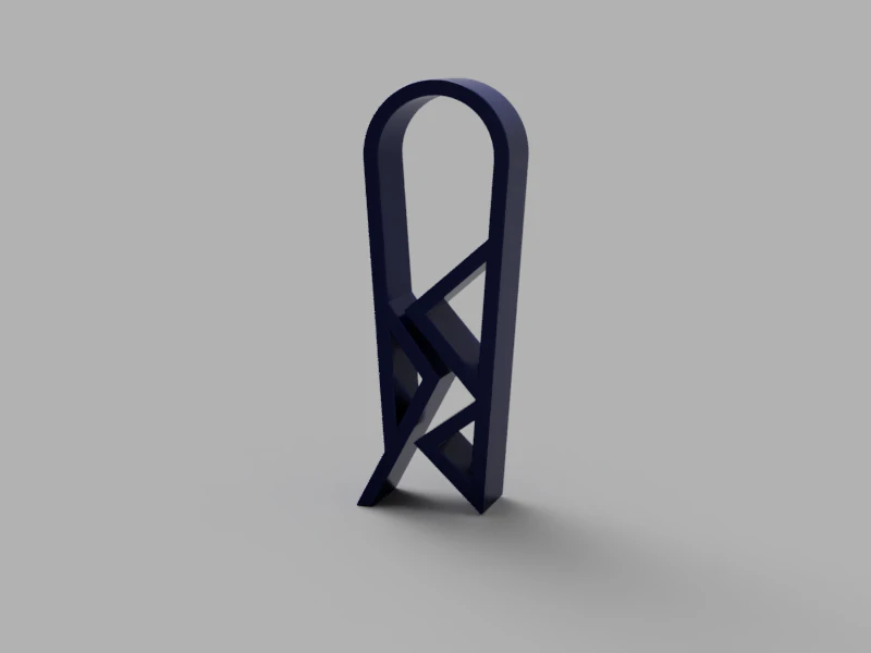 Trash Bag Clip Holder 3D Model .c4d .max .obj .3ds .fbx .stl .blend 